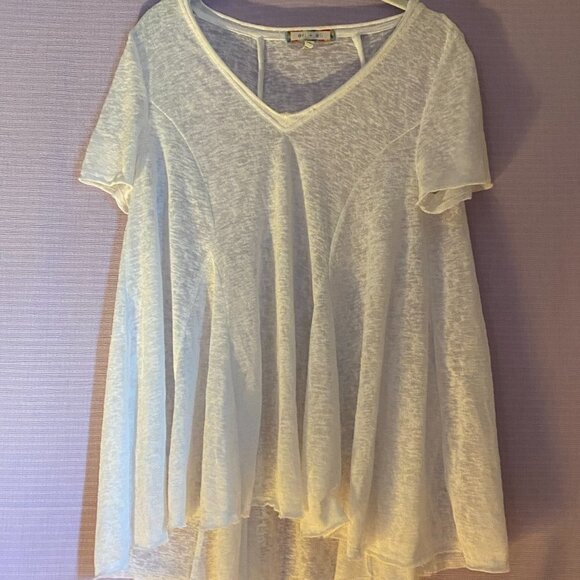 Failyb3 Shirts:$25NEW WITHOUT TAGS ELI + ALI LIGHT SLIGHT WHITE BLOUSE SIZE XS - Picture 2 of 6